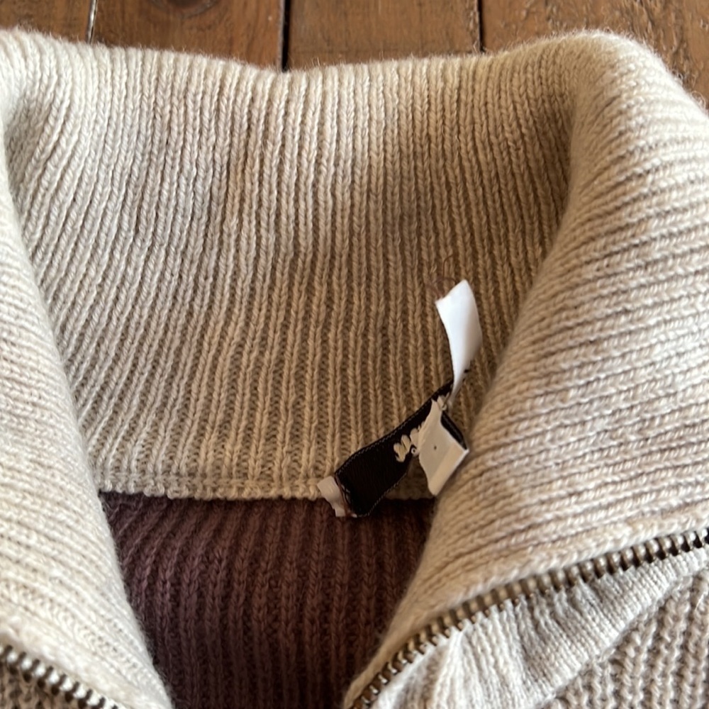 Madewell glenbrook half zip colorblock sweater - Picture 6 of 14